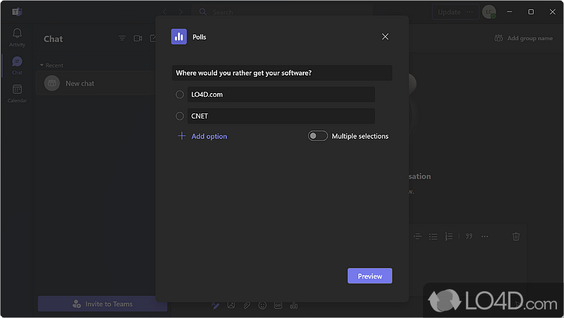 A power-packed tool for video conferencing - Screenshot of Microsoft Teams