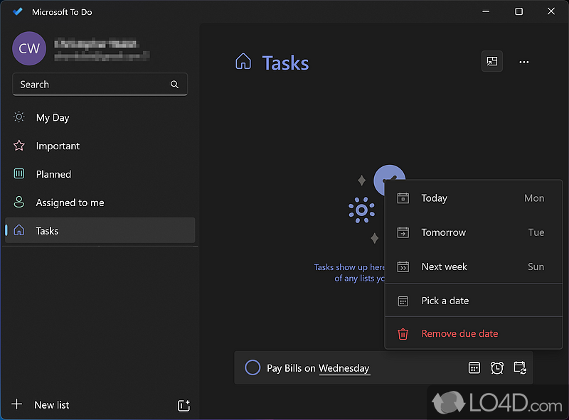 A hassle-free way to manage your tasks - Screenshot of Microsoft To Do