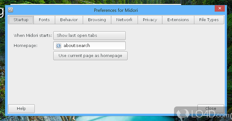 Fast, light web browser based on WebKit - Screenshot of Midori