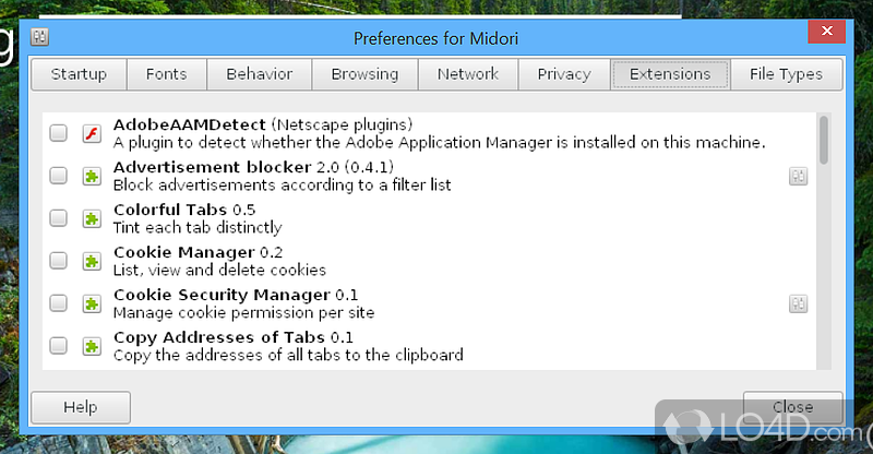 Midori Portable screenshot