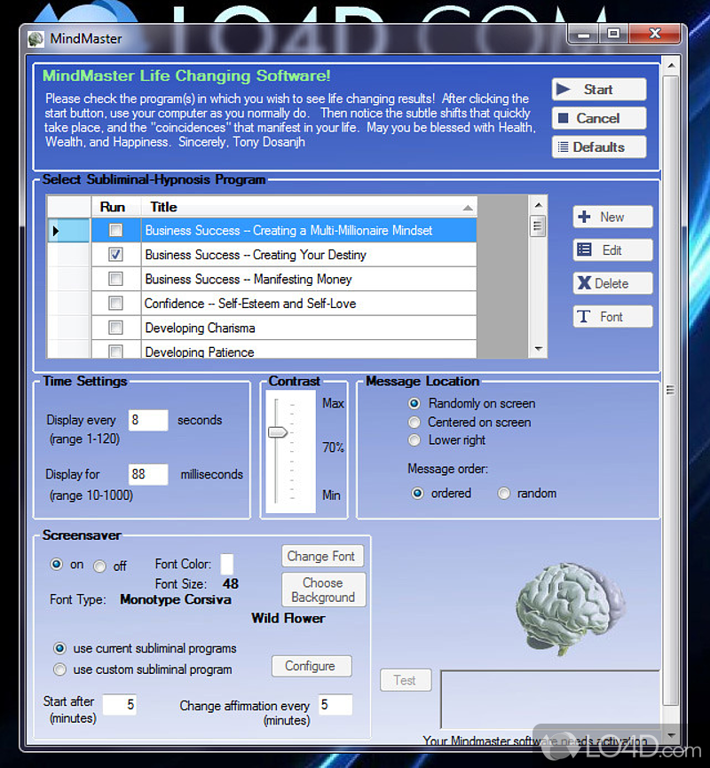 Mapping tool with themes and pre-built structures - Screenshot of MindMaster