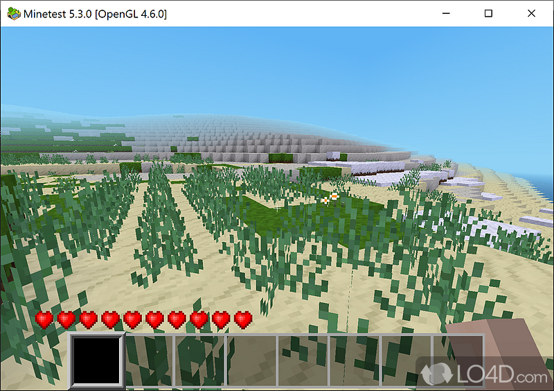 Build your own world - Screenshot of Minetest