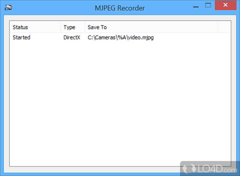 Small, fast and powerful MJPG player, converter and recorder - Screenshot of MJPEG Surveillance