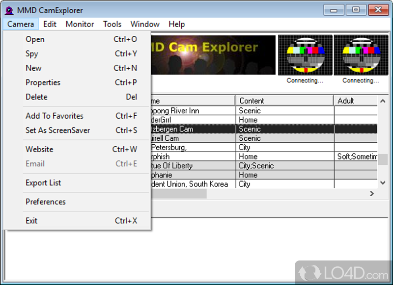 MMD CamExplorer Free screenshot