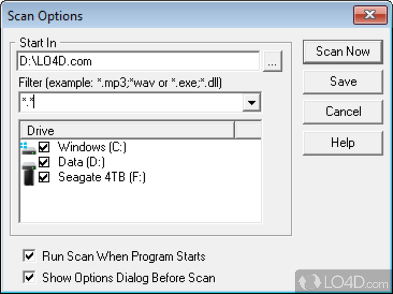 Duplicated files scanner - Screenshot of MMD DupFinder