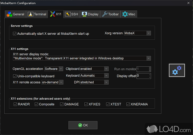 Linux terminal utility - Screenshot of MobaXterm