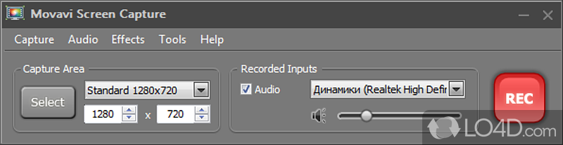 Clear-cut installer and GUI - Screenshot of Movavi Screen Recorder