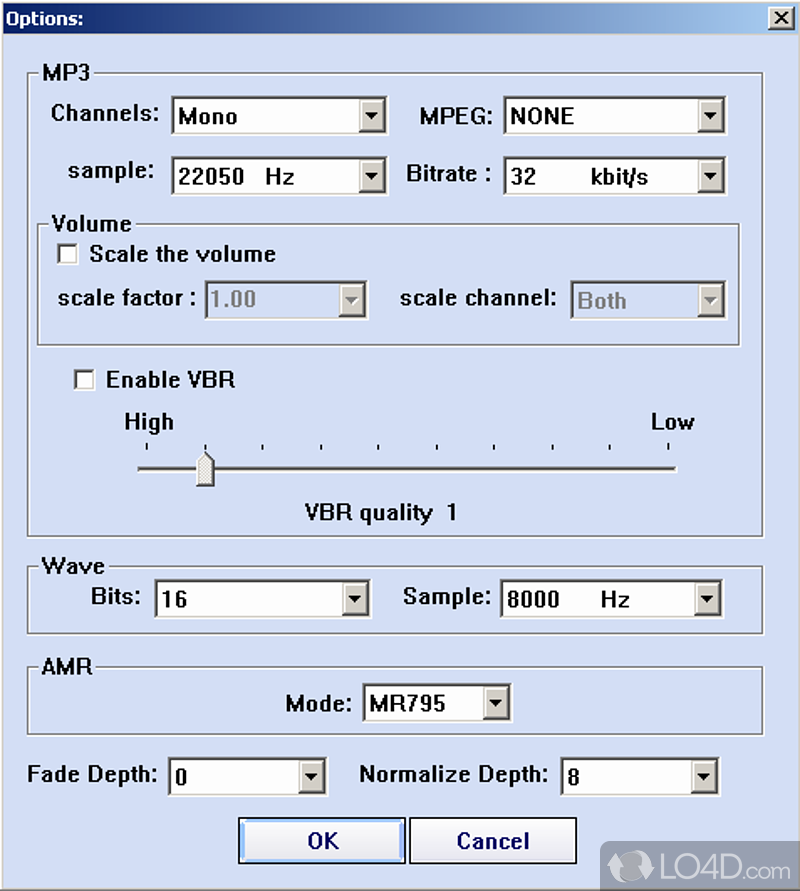 A Trial version Home & hobby program for Windows - Screenshot of MP3 To Ringtone Gold