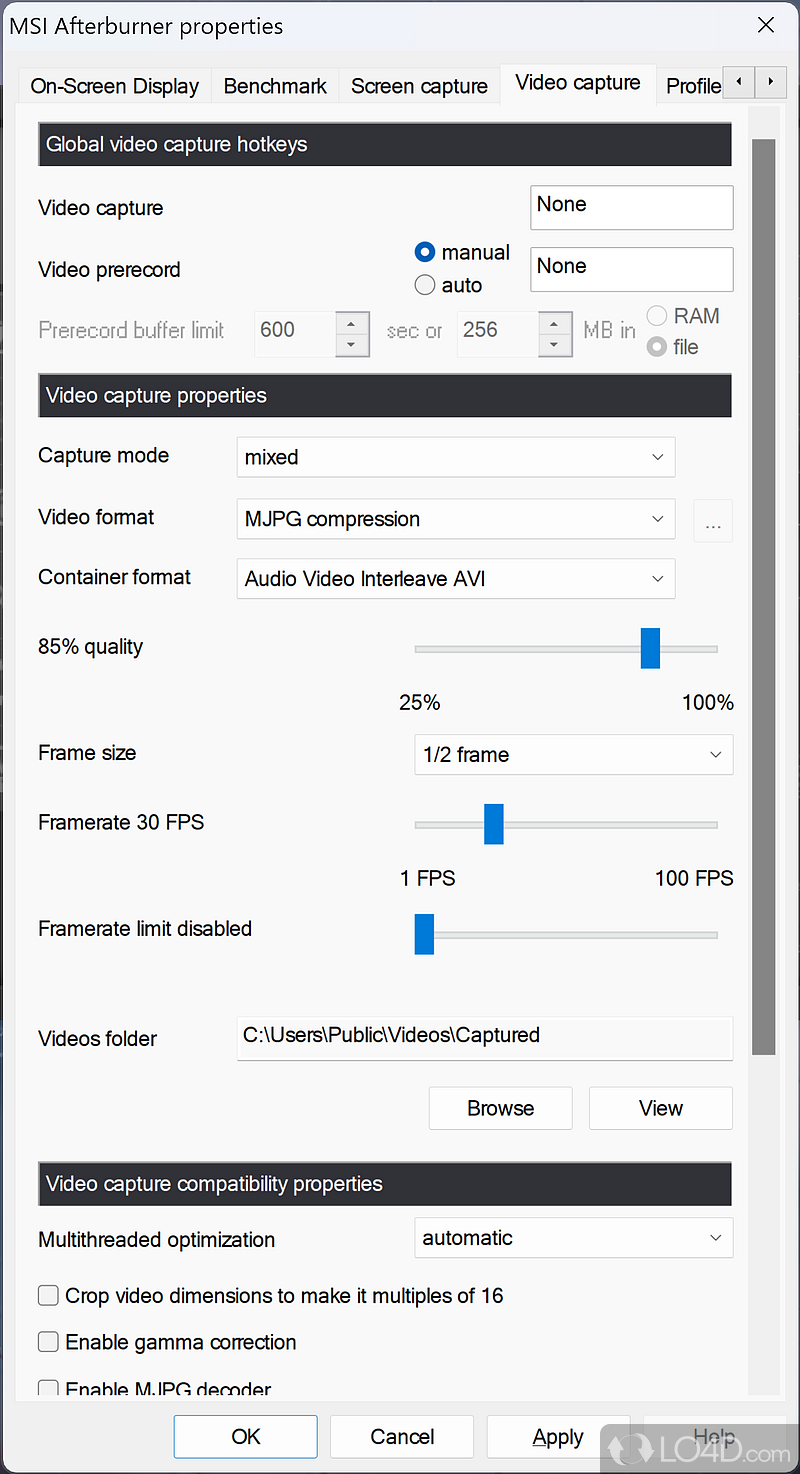 In-game GPU monitoring - Screenshot of MSI Afterburner