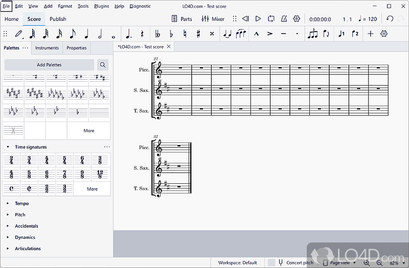 Get inspired by others and share your creations - Screenshot of MuseScore