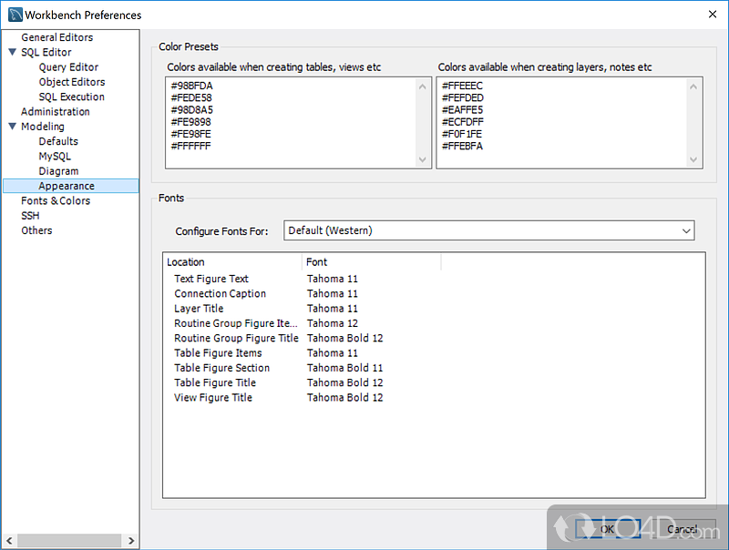Collection of tools for MySQL databases in a Windows interface - Screenshot of MySQL Workbench
