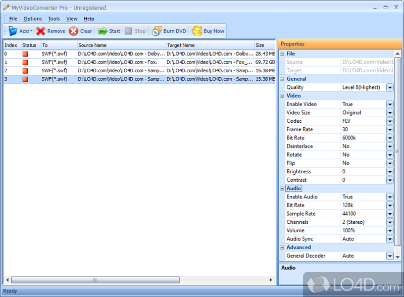 Most easy video converter - Screenshot of MyVideoConverter Pro