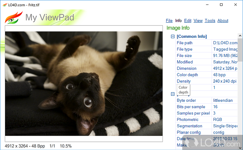 New Image Viewer - We can show everything - Screenshot of MyViewPad