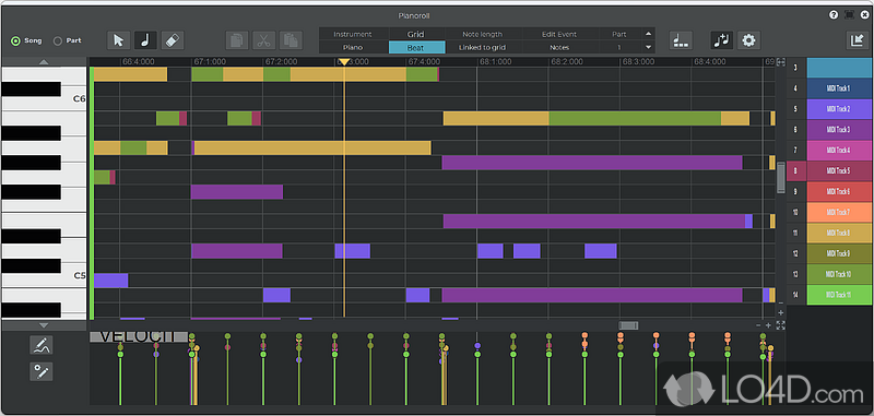 Multitrack Music Recording and Production software - Screenshot of n-Track Studio