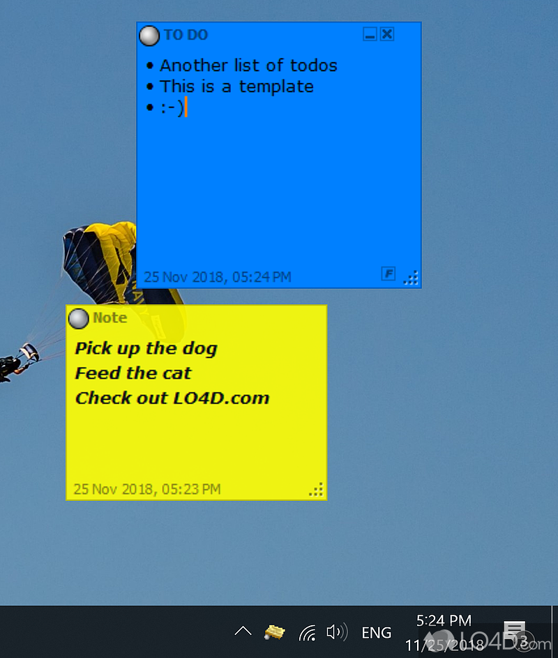 Nargus DeskNote screenshot