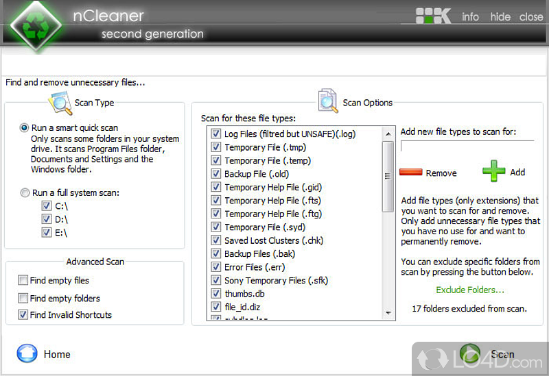 nCleaner screenshot