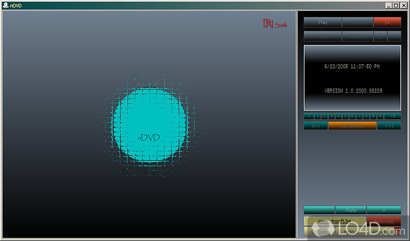 Is a fully featured DVD player - Screenshot of nDVD