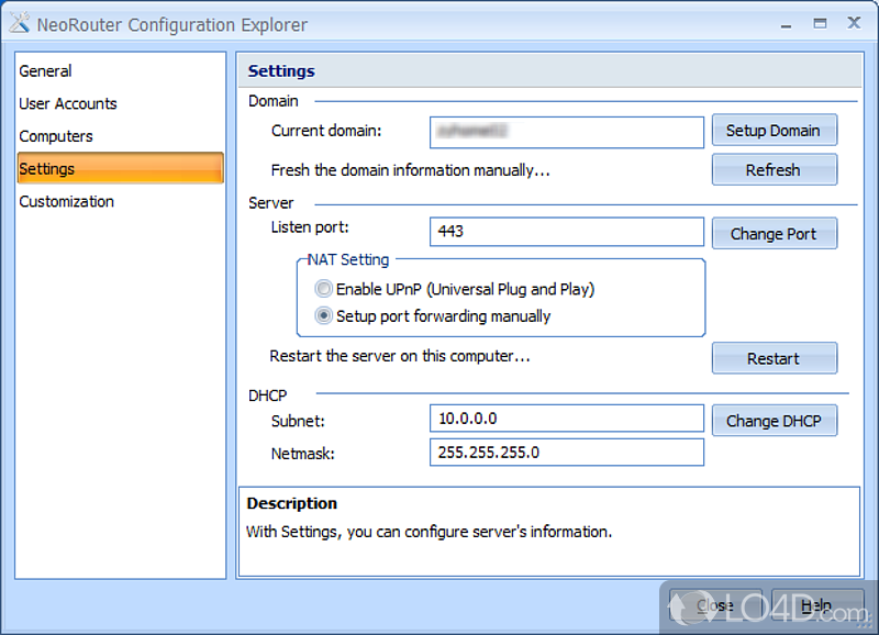 neorouter default port