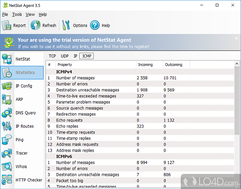 Control your connection - Screenshot of NetStat Agent