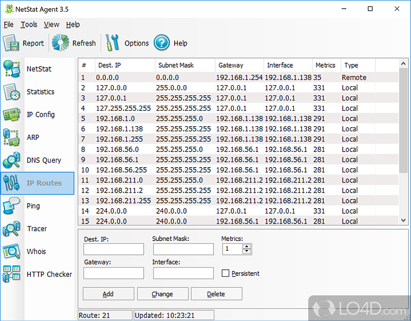 NetStat Agent screenshot