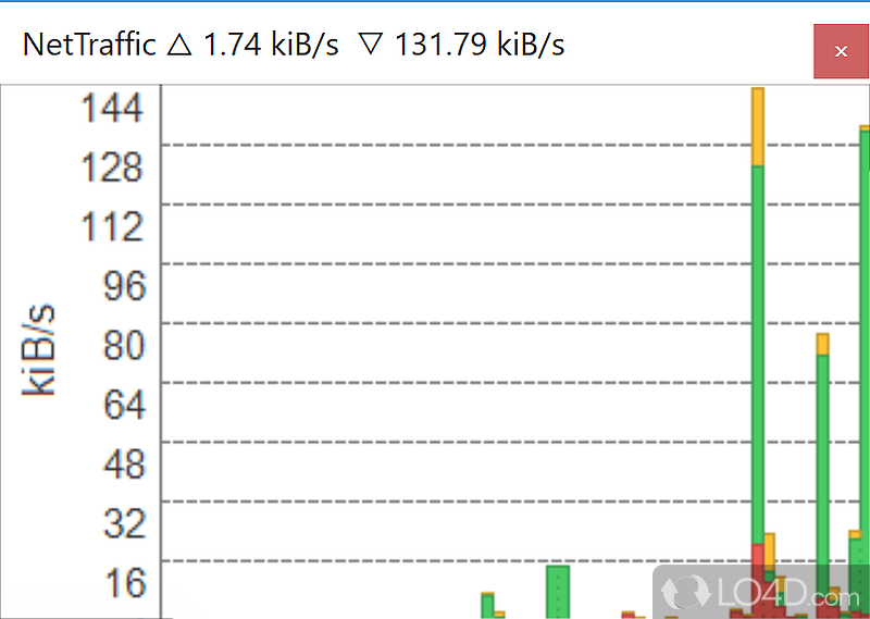 Accessible, and powerful software app that can easily monitor, view and analyze network traffic - Screenshot of NetTraffic