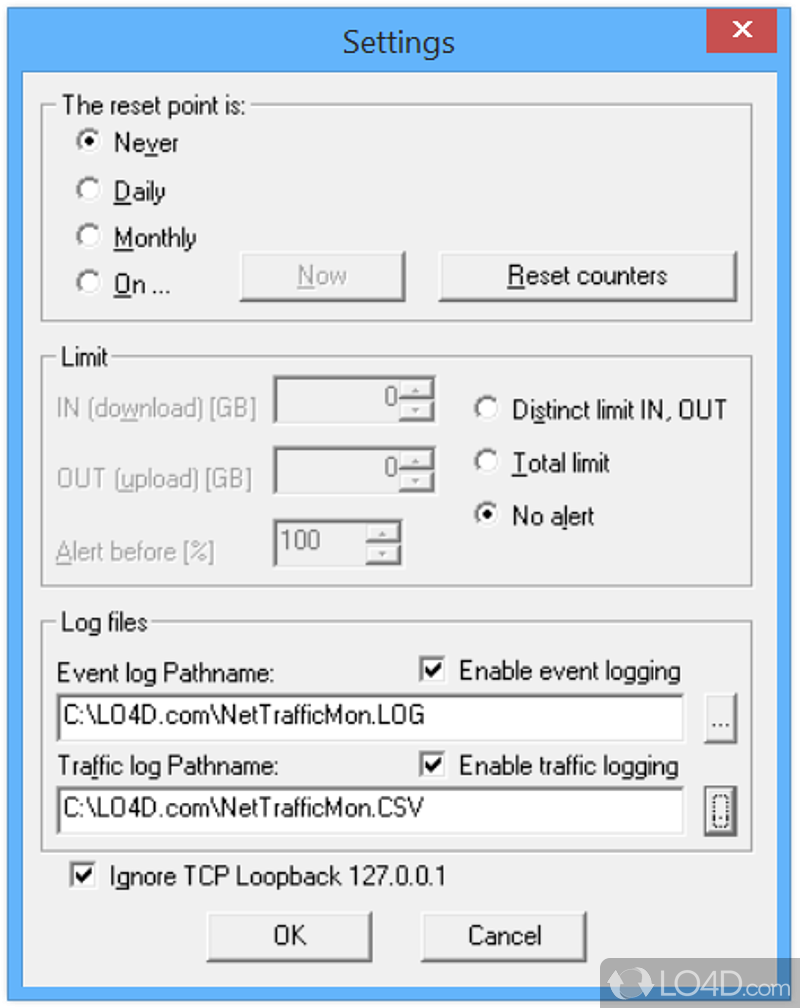 Straightforward network data monitoring - Screenshot of Network Traffic Monitor