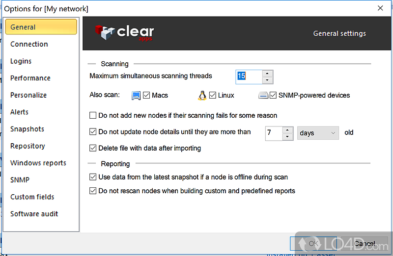 Inventory PC network, track software and hardware parameters and build reports - Screenshot of Network Inventory Advisor