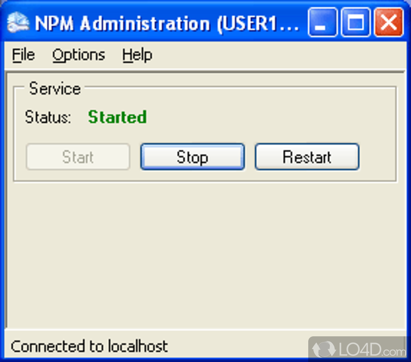 Configure program preferences easily - Screenshot of Network Password Manager