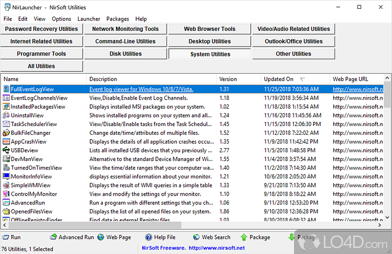 nirlauncher sysinternal launcher