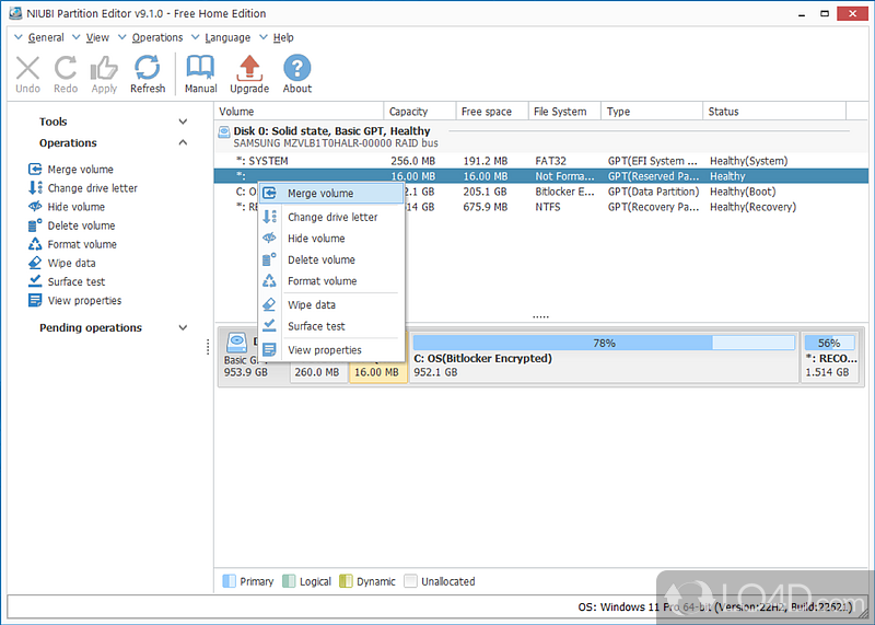 What's it all about and what it can do for you - Screenshot of NIUBI Partition Editor