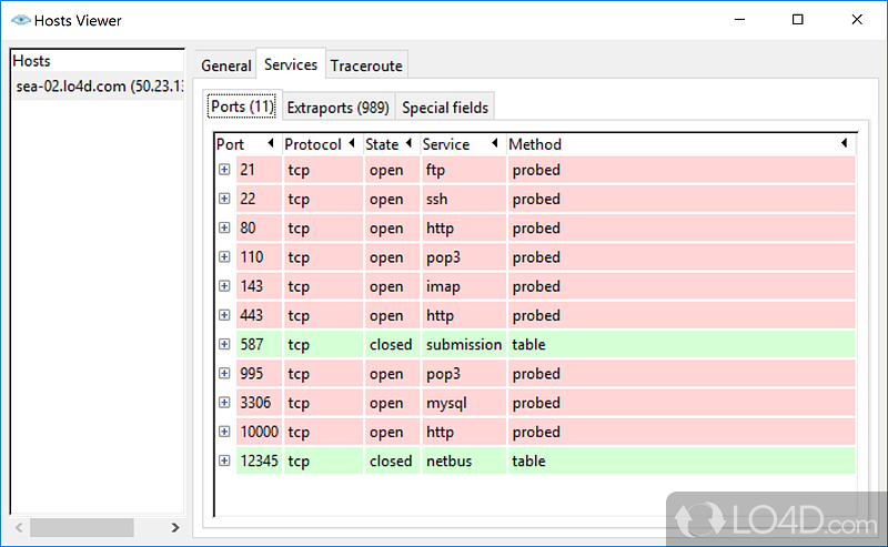 Nmap for Windows: Zenmap - Screenshot of Nmap for Windows