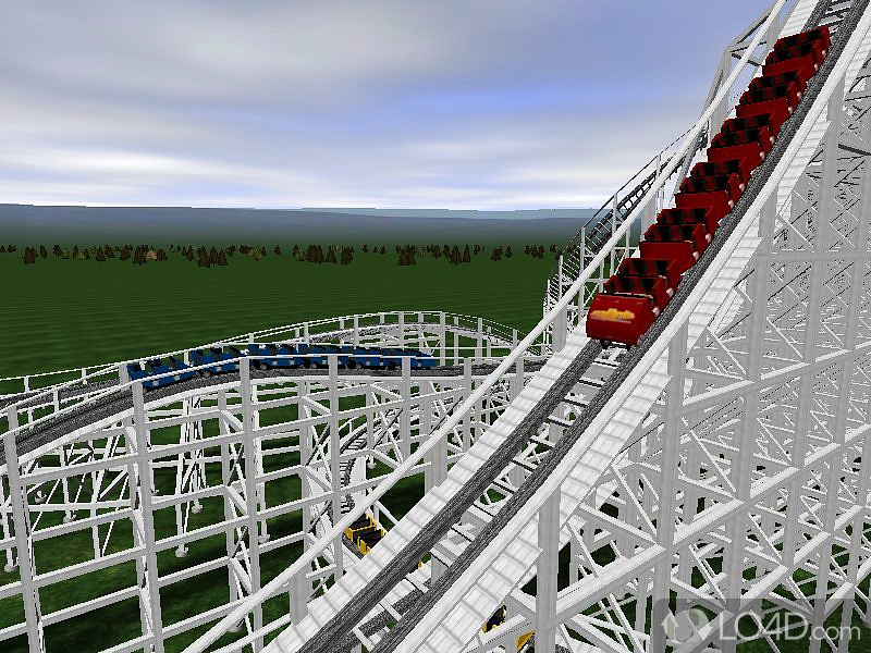 NoLimits Rollercoaster Simulator: User interface - Screenshot of NoLimits Rollercoaster Simulator