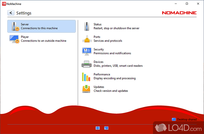 NoMachine: Simple package - Screenshot of NoMachine