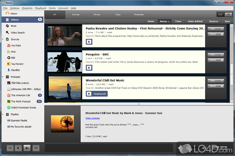 NOOW is free media player - Screenshot of Noow Media Player