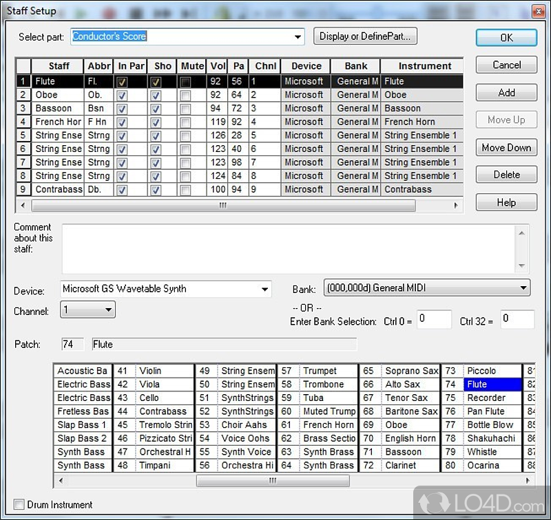 A final evaluation - Screenshot of Notation Composer