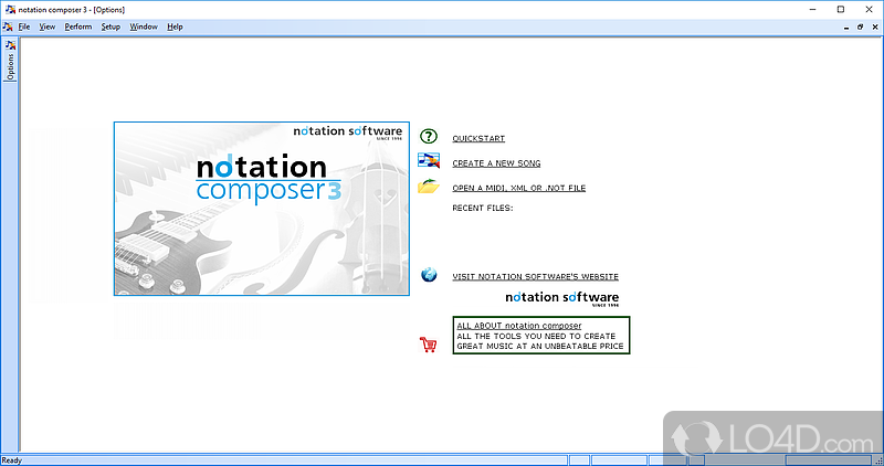 Feature-packed software solution to easily create music with the look - Screenshot of Notation Composer