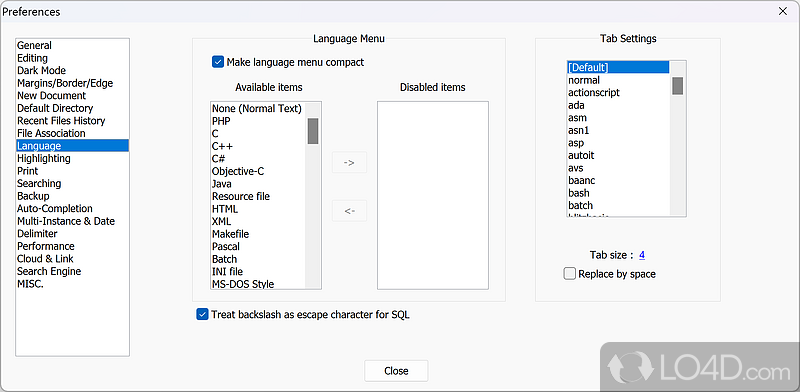 Notepad++ Portable screenshot