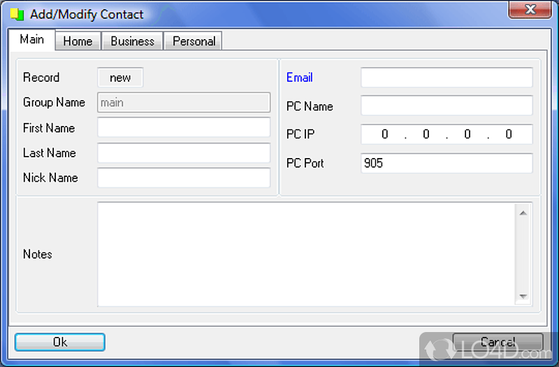 NotesPlusPlus: User interface - Screenshot of NotesPlusPlus
