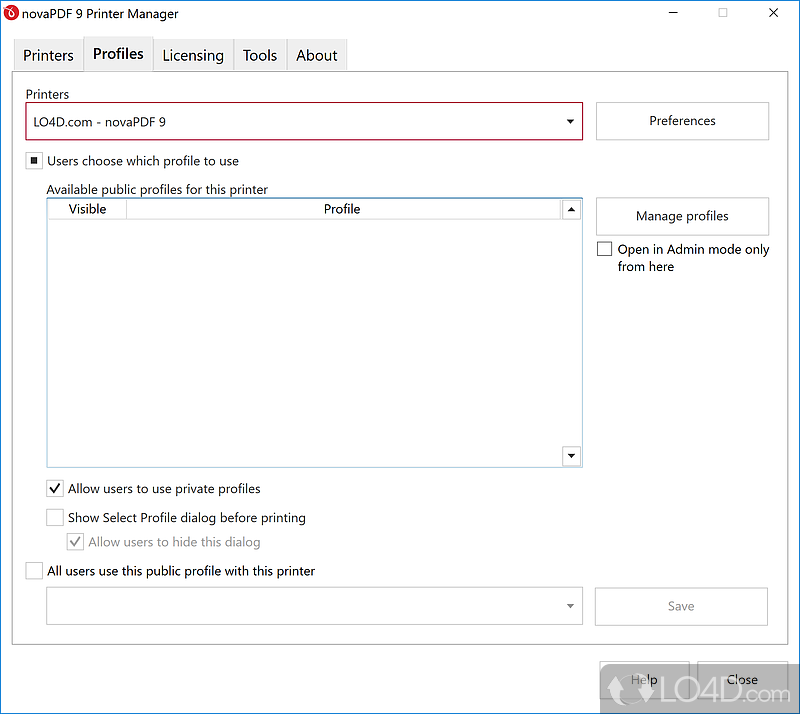 Create PDF documents for Windows 10 and easily share them - Screenshot of novaPDF Pro