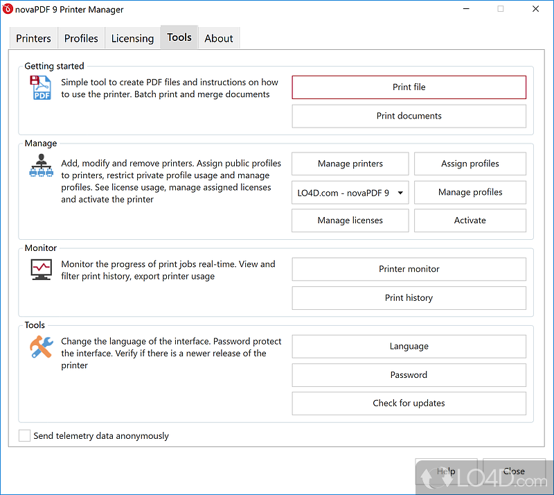 Create PDF documents and easily share them - Screenshot of novaPDF Pro