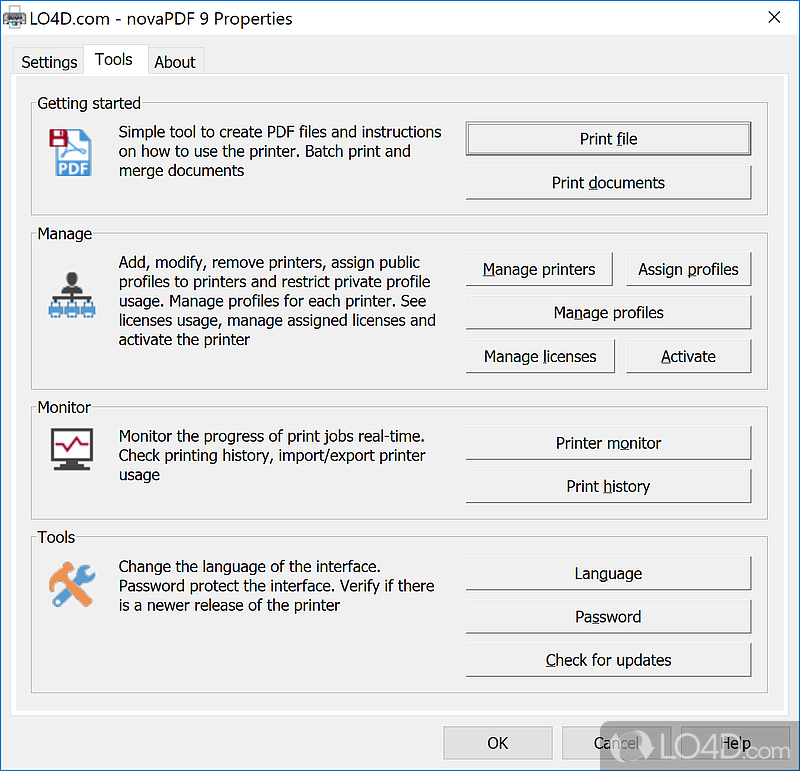 novaPDF Pro: PDF creator - Screenshot of novaPDF Pro