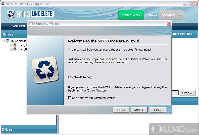 NTFS Undelete screenshot