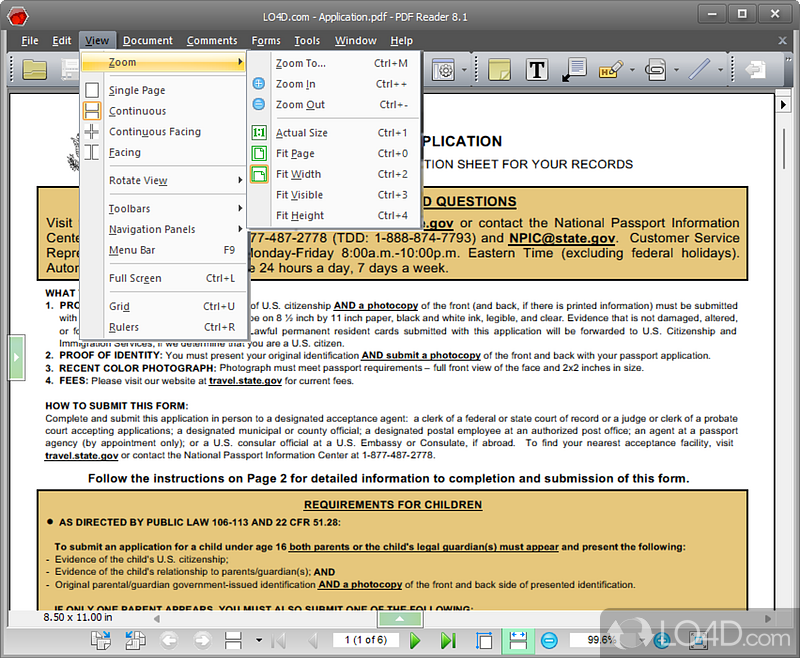 PDF reader which can convert Office documents - Screenshot of Nuance PDF Reader