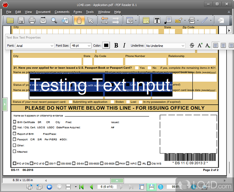 Nuance PDF Reader screenshot