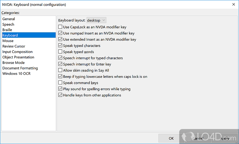 Easy to Get Running - Screenshot of NVDA