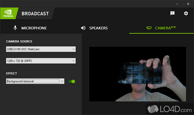 Take your live-streaming to another level  - Screenshot of Nvidia Broadcast
