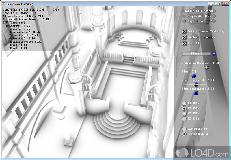 NVIDIA Direct3D SDK: Create effects - Screenshot of NVIDIA Direct3D SDK