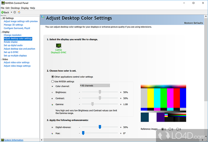 nvidia control panel desktop settings not working on lg 34wk650