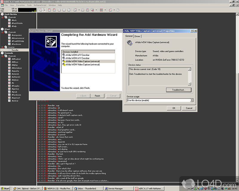 Legacy driver pack for Windows and below - Screenshot of NVIDIA WDM Drivers