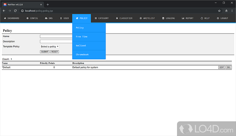 Overall, a reliable DNS filtering tool - Screenshot of NxFilter